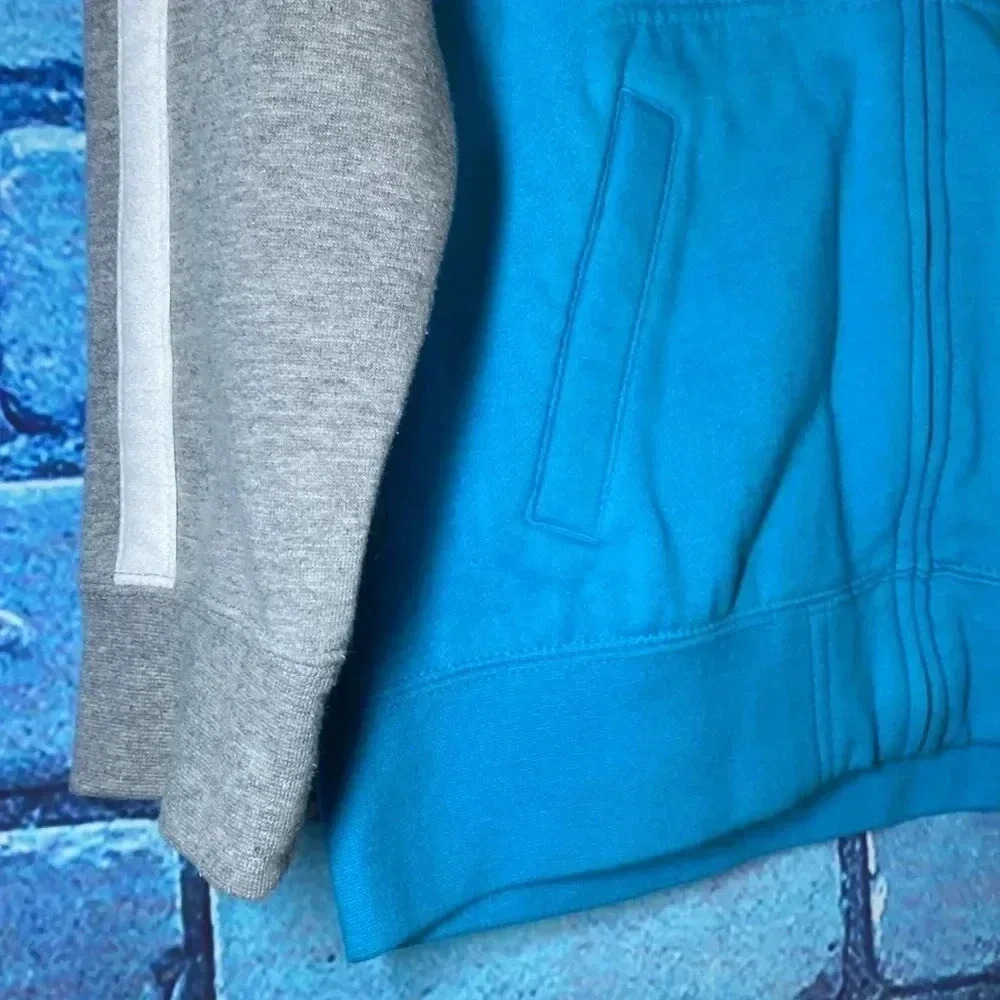 Kids Canada Olympic Sweatshirt Hoodie Team Mens XL Full Zip Blue Gray - Picture 3 of 8